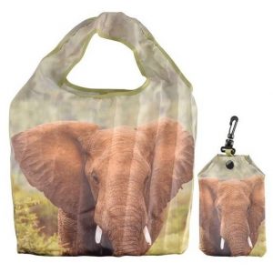 Opvouwbare shoptas olifant