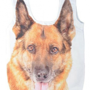 Opvouwbare shoptas hond