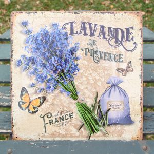 Tinnen plaat Lavendel