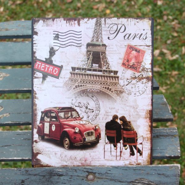 Tinnen plaat Paris