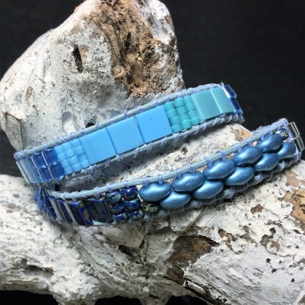 Wraparmband Tila blauw turquoise - Afbeelding 3
