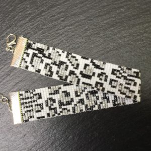 Miyuki armband luipaard motief