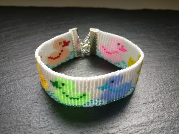 Eenden op water Miyuki armband - Afbeelding 2