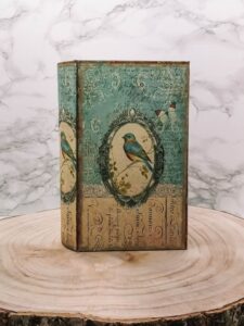 Blauwstaart vogel opbergboek