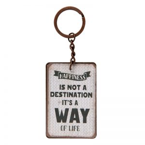 Sleutelhanger Happiness is a way of life