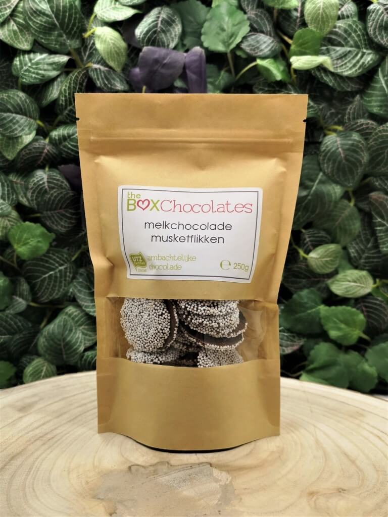 Melkchocolade musketflikken 250g