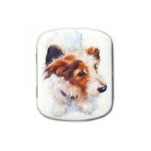 Blikken doosje jack russell terrier