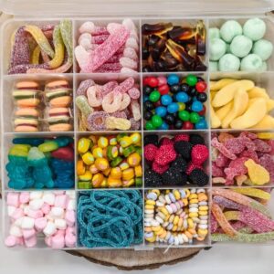 Kies en mix 16-vaks snoepdoos inhoud