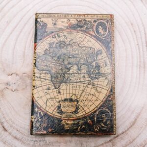 A6 Notitieboek wereldkaart