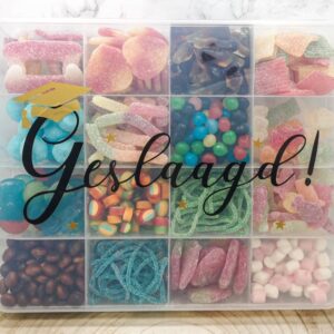 Geslaagd snoepdoos