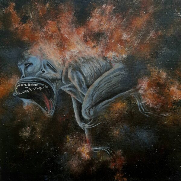 Schilderij "Mr Self Destruct"