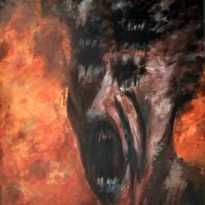 Schilderij "You know what you are?"