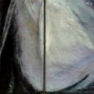 Schilderij "Headfirst for Halos"