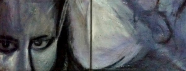 Schilderij "Headfirst for Halos"