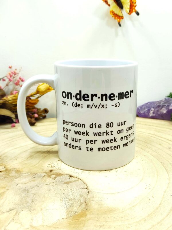 Keramische mok "Ondernemer"