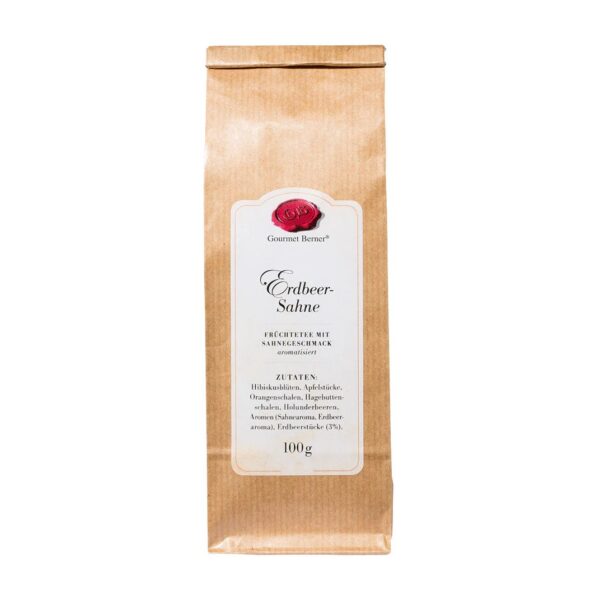 Aardbei room thee (100g)